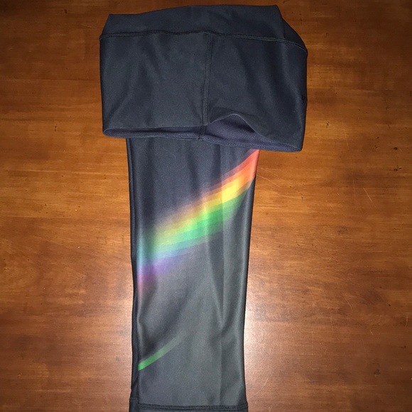 Worn once! Reversible High Waisted Capri - Picture 5 of 5